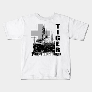 tiger tank Panzerkampfwagen Kids T-Shirt